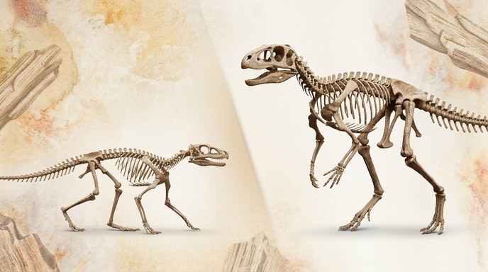 Antiguo pariente del cocodrilo caminaba en dos patas