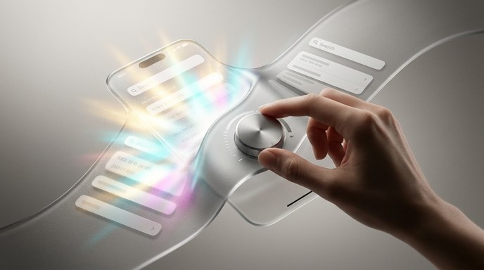 Apple frena destellos de Liquid Glass en iOS 26.4