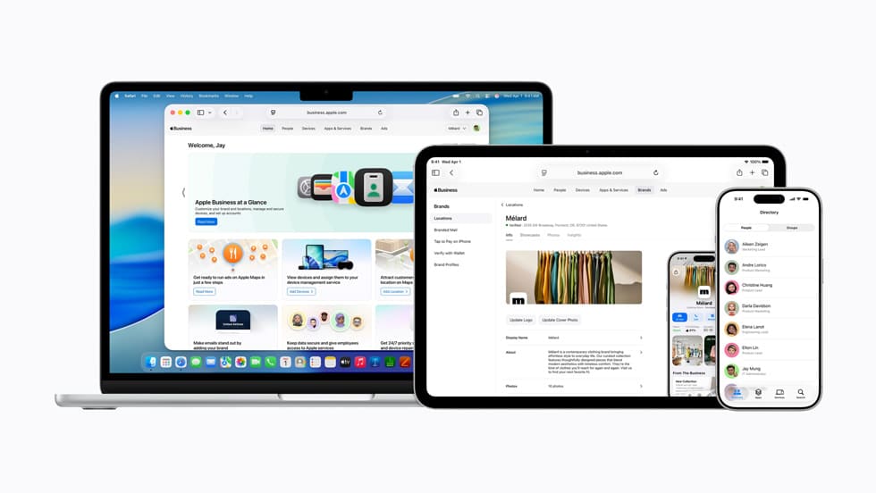 Apple lanza Apple Business y reta a Google Workspace