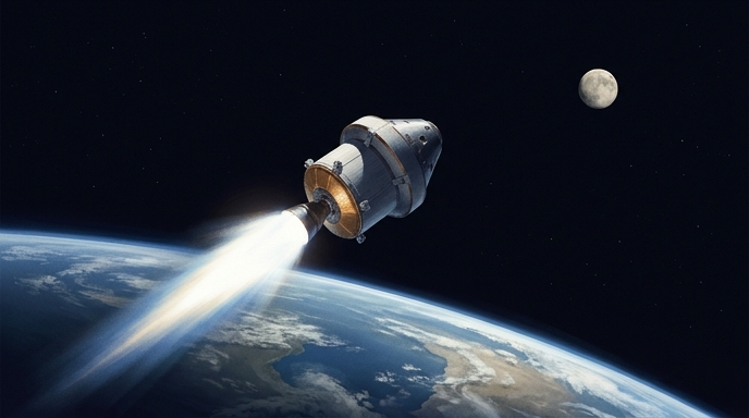 Artemis II abandona la órbita terrestre rumbo a la Luna