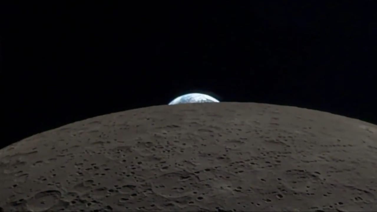 Artemis II: Astronauta graba ocaso de la Tierra con iPhone