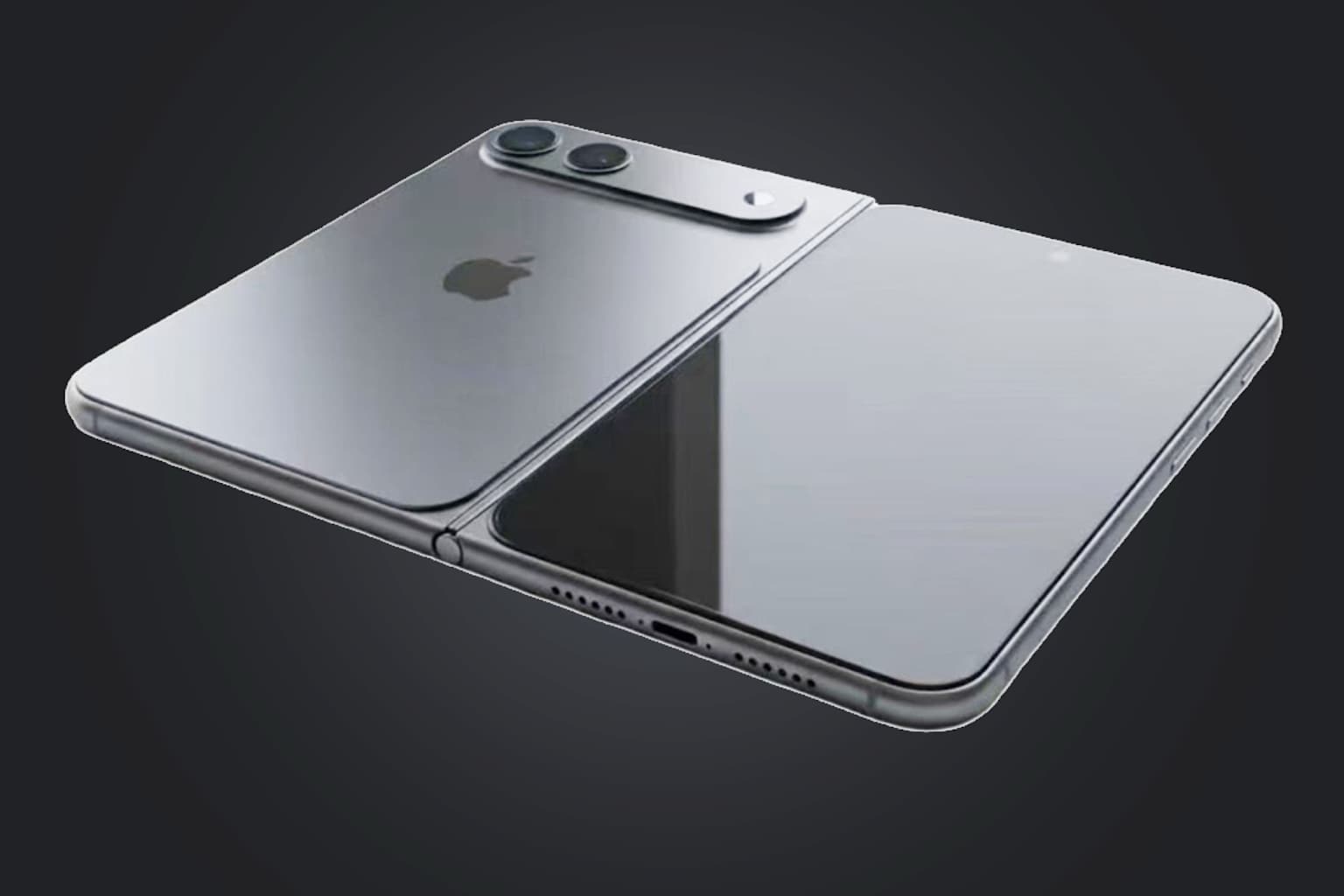 Así es el primer iPhone plegable según nuevos renders