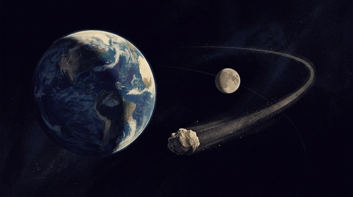 Asteroide 2026 EG1 pasará más cerca de la Tierra que la Luna