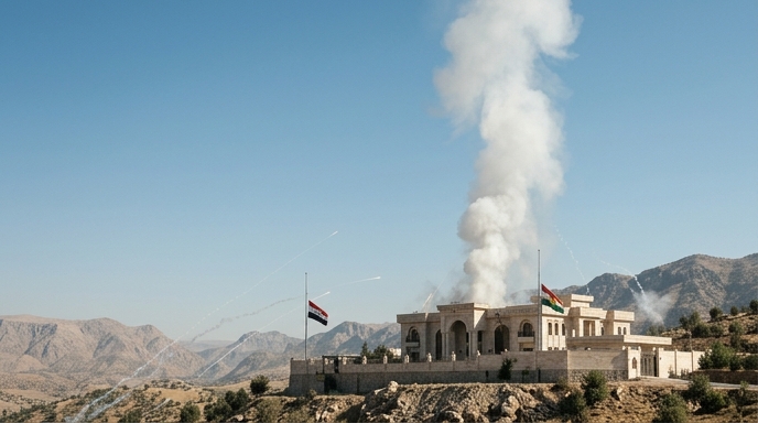 Atención: Ataque con drones en la residencia presidencial del Kurdistán.