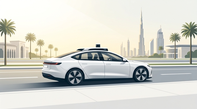 Baidu lanza taxis autónomos en Dubái con Apollo Go