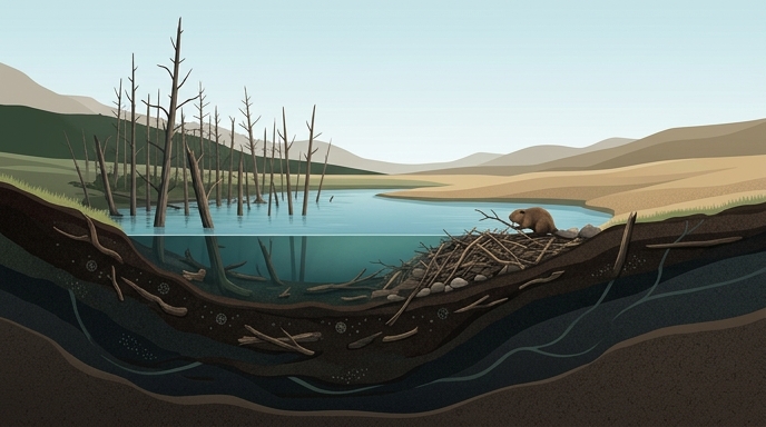 Castores capturan carbono 10 veces más rápido que ríos comunes