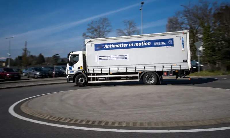 CERN transporta antimateria en camión con éxito