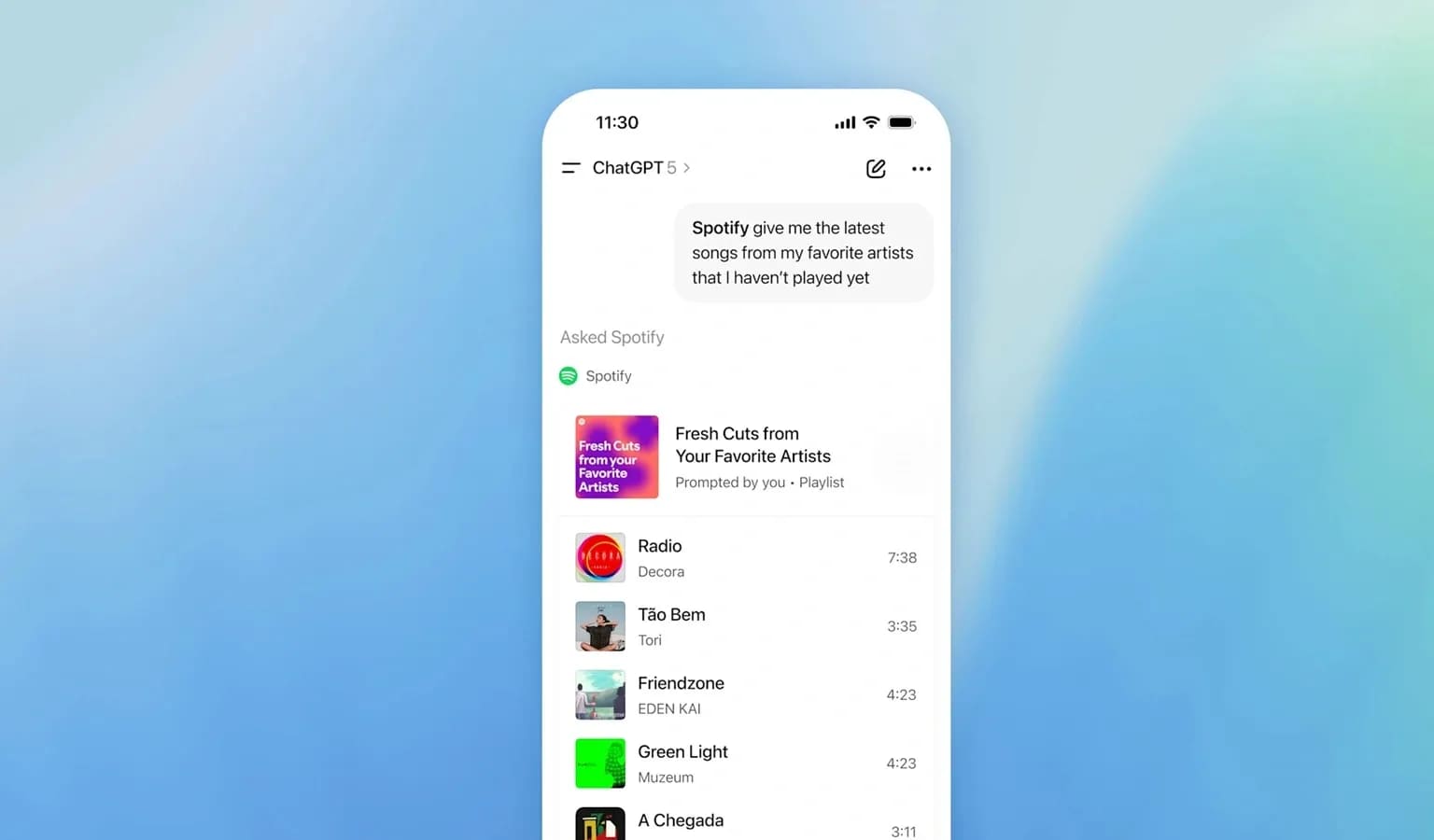 ChatGPT integra 14 apps: pide Uber o Spotify en el chat