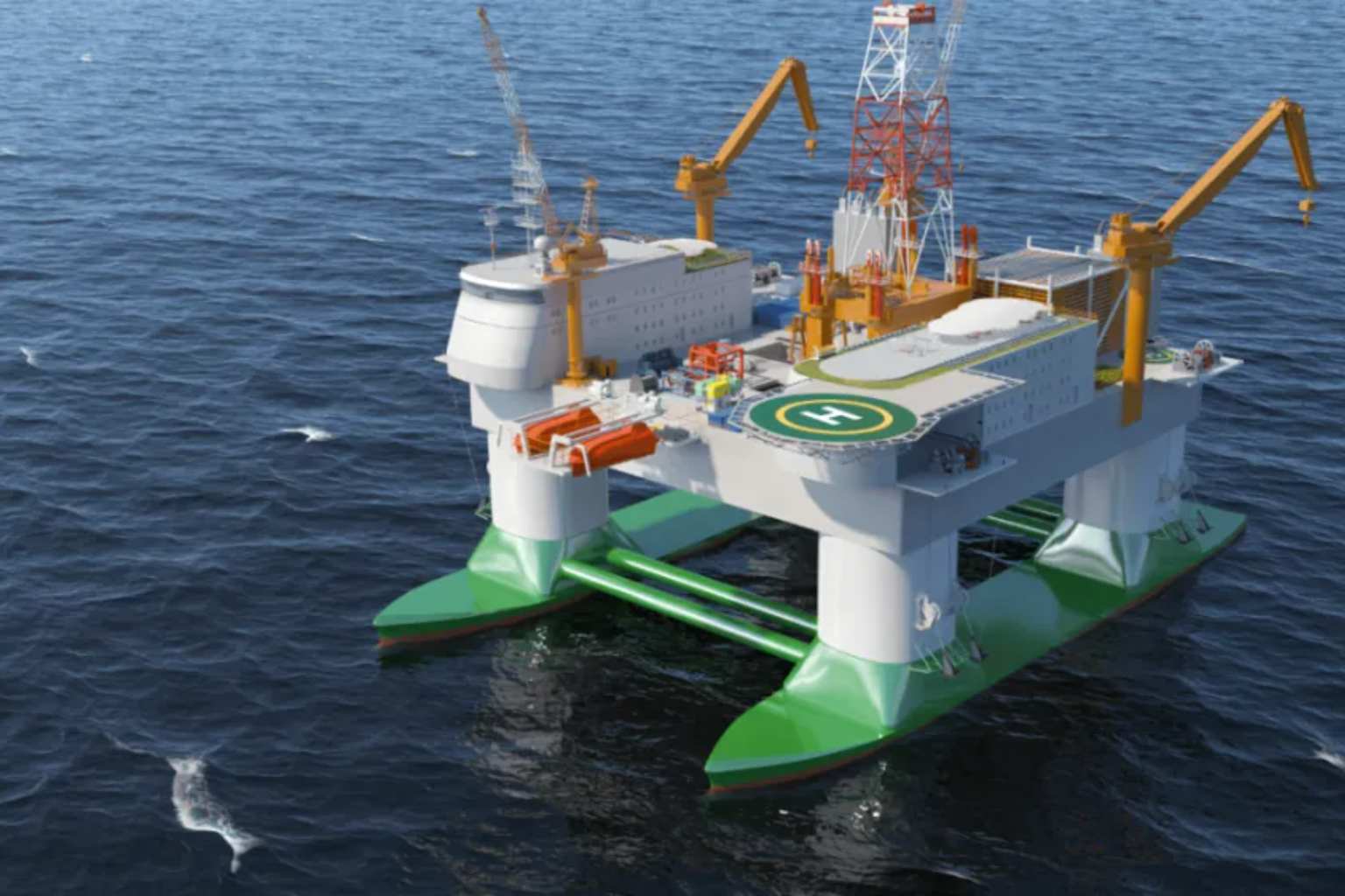 China lanza la primera isla submarina flotante del mundo