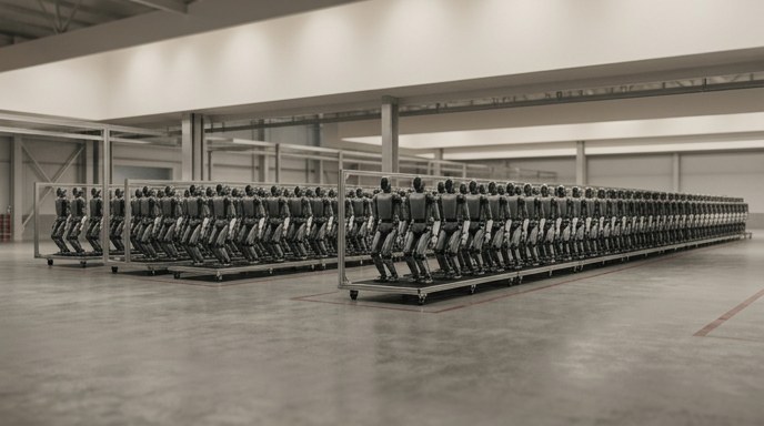 China proyecta fabricar 100,000 robots humanoides para 2026