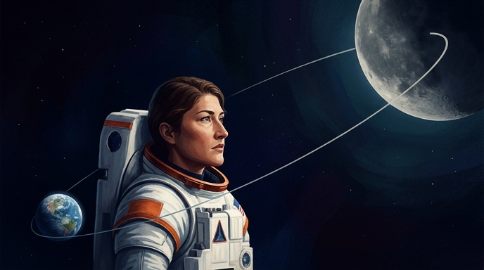 Christina Koch rompe récord espacial en Artemis II