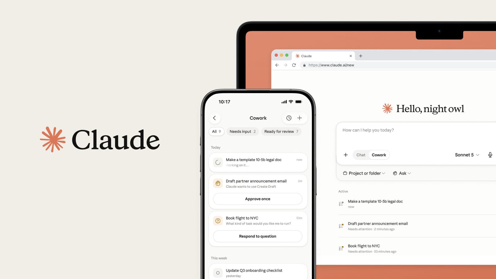 Claude Cowork de Anthropic llega a celulares y web