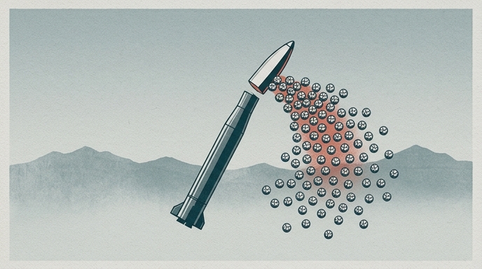 Corea del Norte prueba misil con ojiva de racimo