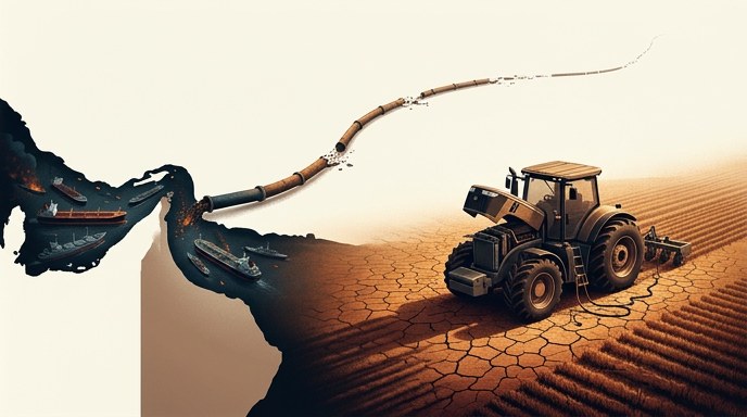 Crisis de diésel asfixia al campo tras cierre en Ormuz