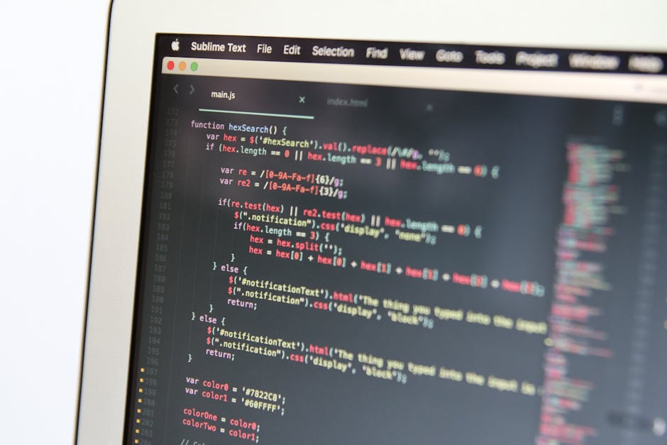 Primer Plano De La Pantalla De La Computadora