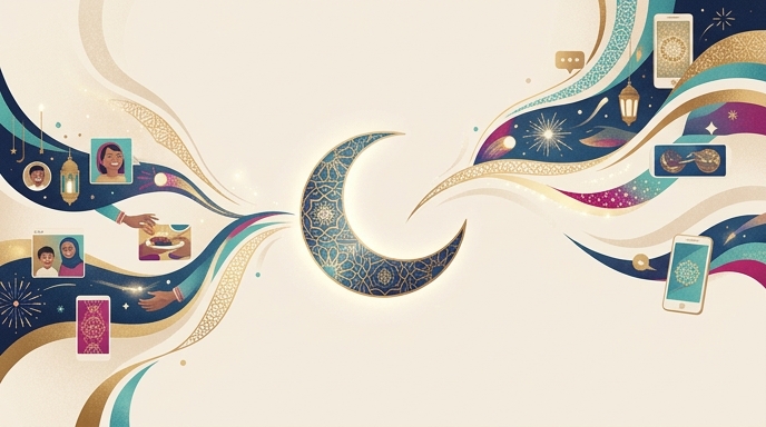 El Eid al-Fitr inunda WhatsApp e Instagram de festejos