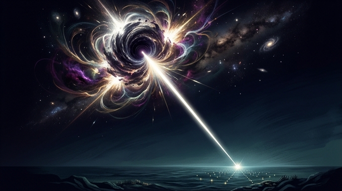 Físicos ligan neutrino récord a explosión de agujero negro