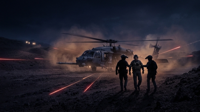 Extracción nocturna de un piloto de F-15E en Irán bajo intenso fuego cruzado.