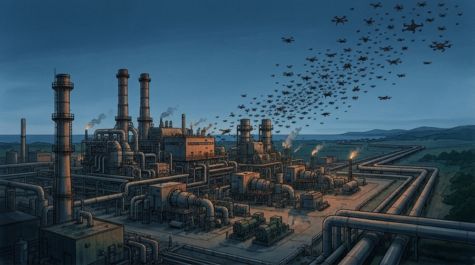 Gazprom: 26 drones atacan gasoductos clave para Europa