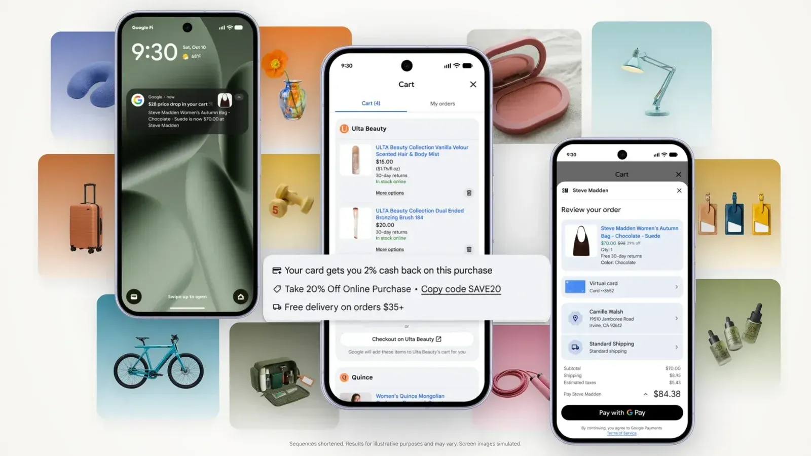 Google lanza Universal Cart con productos de varias tiendas
