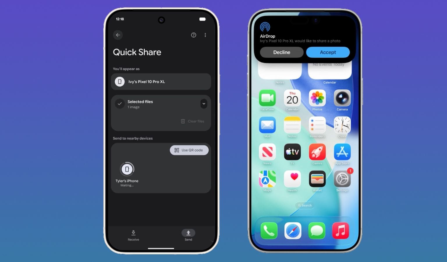 Google prepara “Tap to Share” para Android 17