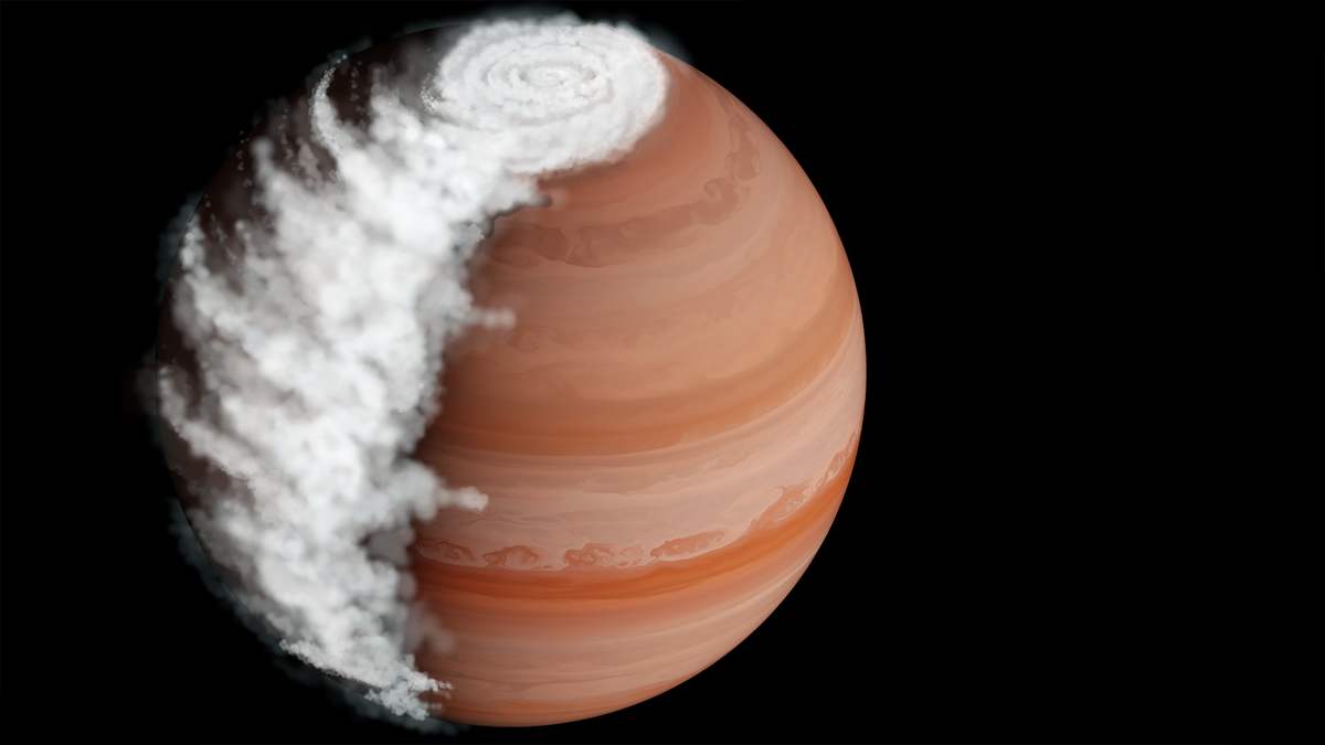 James Webb halla ciclo de nubes de arena en un exoplaneta