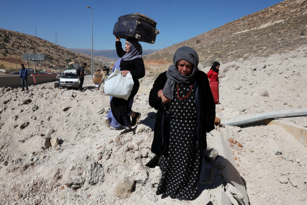 Líbano llega a 2,196 muertos por ataques israelíes