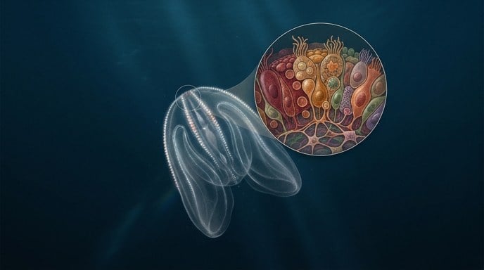 La medusa peine revela que los cerebros evolucionaron antes