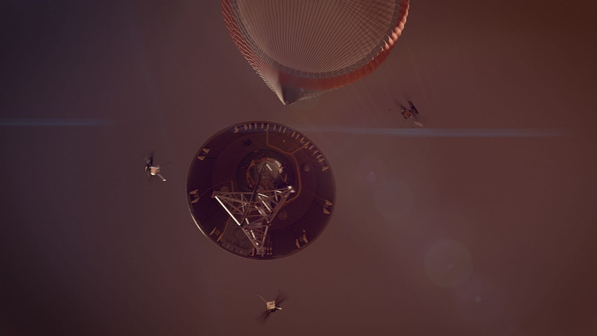 La NASA planea explorar Marte desde el aire y con energía nuclear