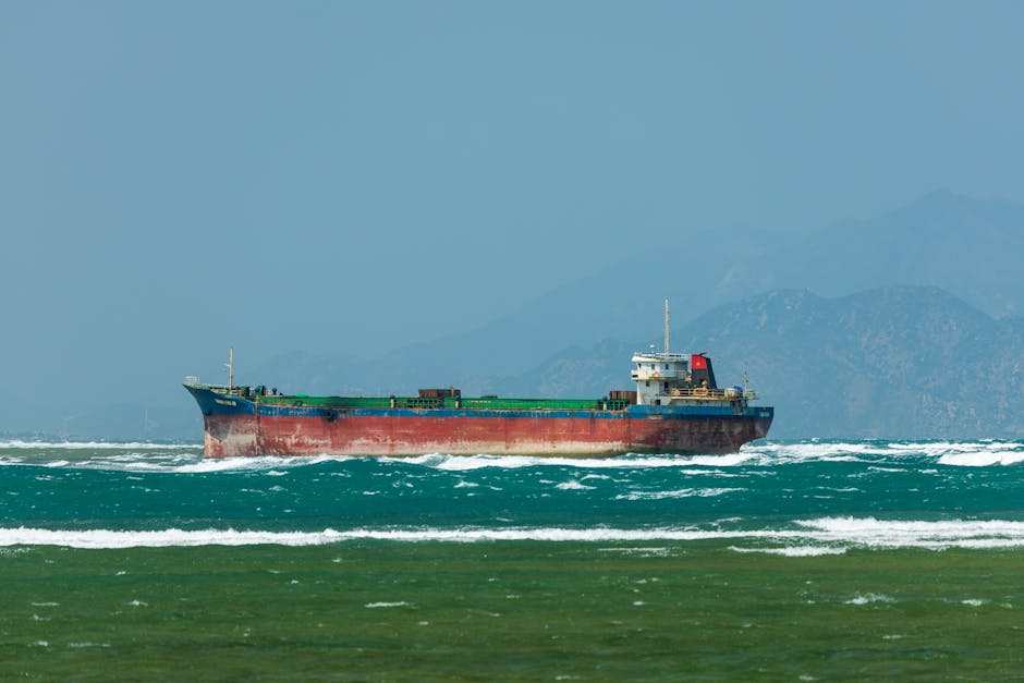 Buque Cisterna Navegando