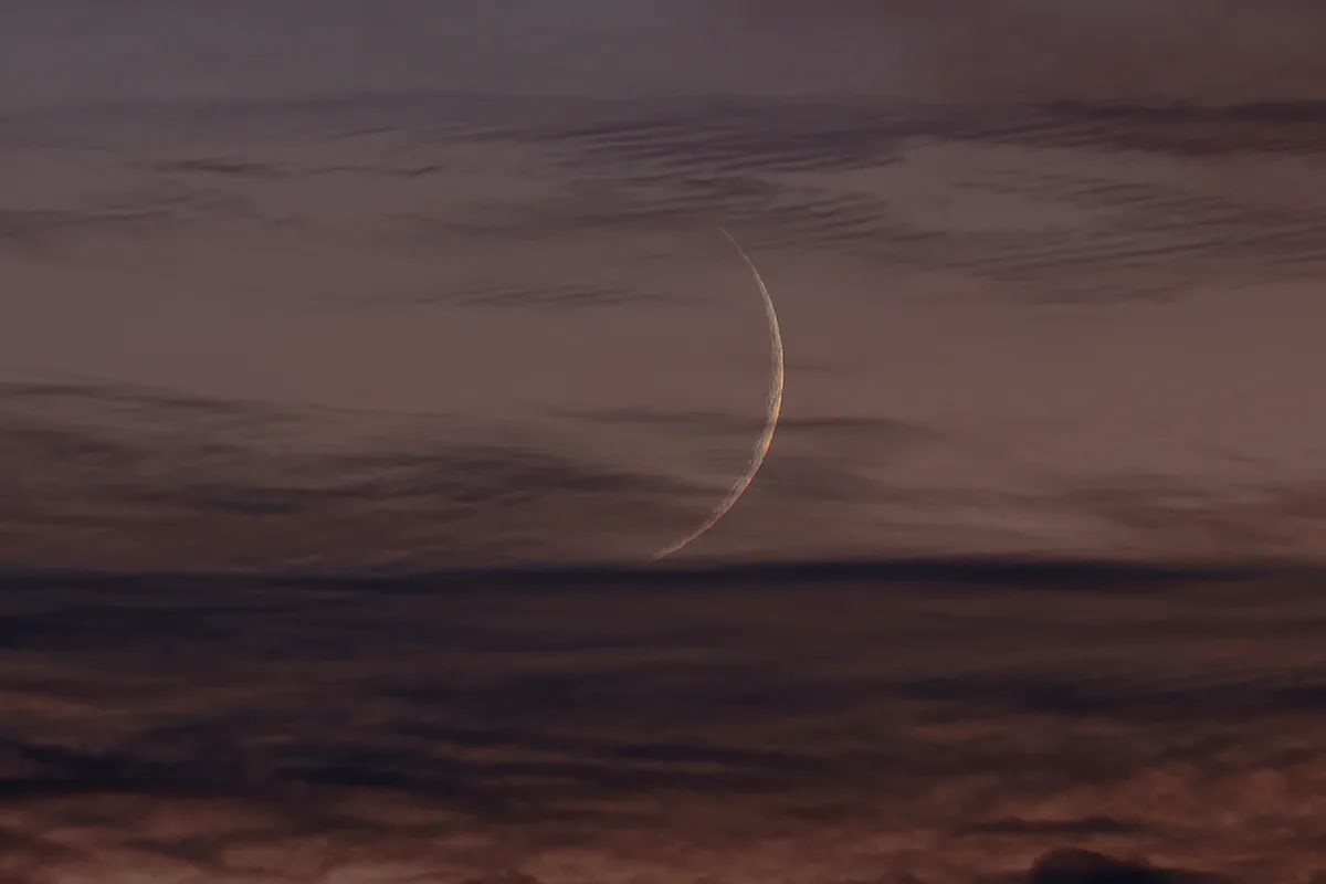 Luna creciente junto a Venus: cómo ver el evento