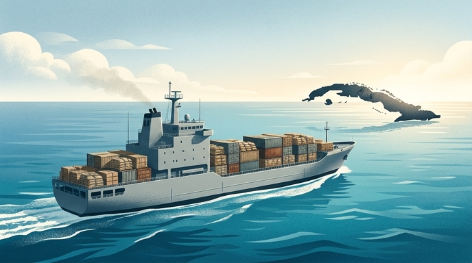 México envía cuarto buque a Cuba por crisis energética