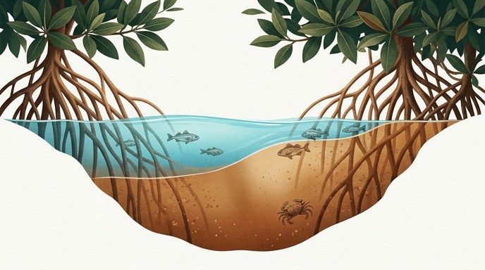 Manglares al límite: mares cálidos asfixian ecosistemas costeros