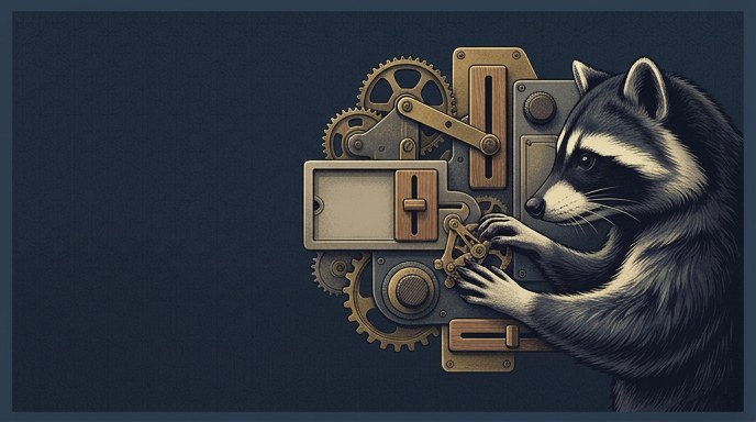 Mapaches resuelven acertijos por diversión, no por comida