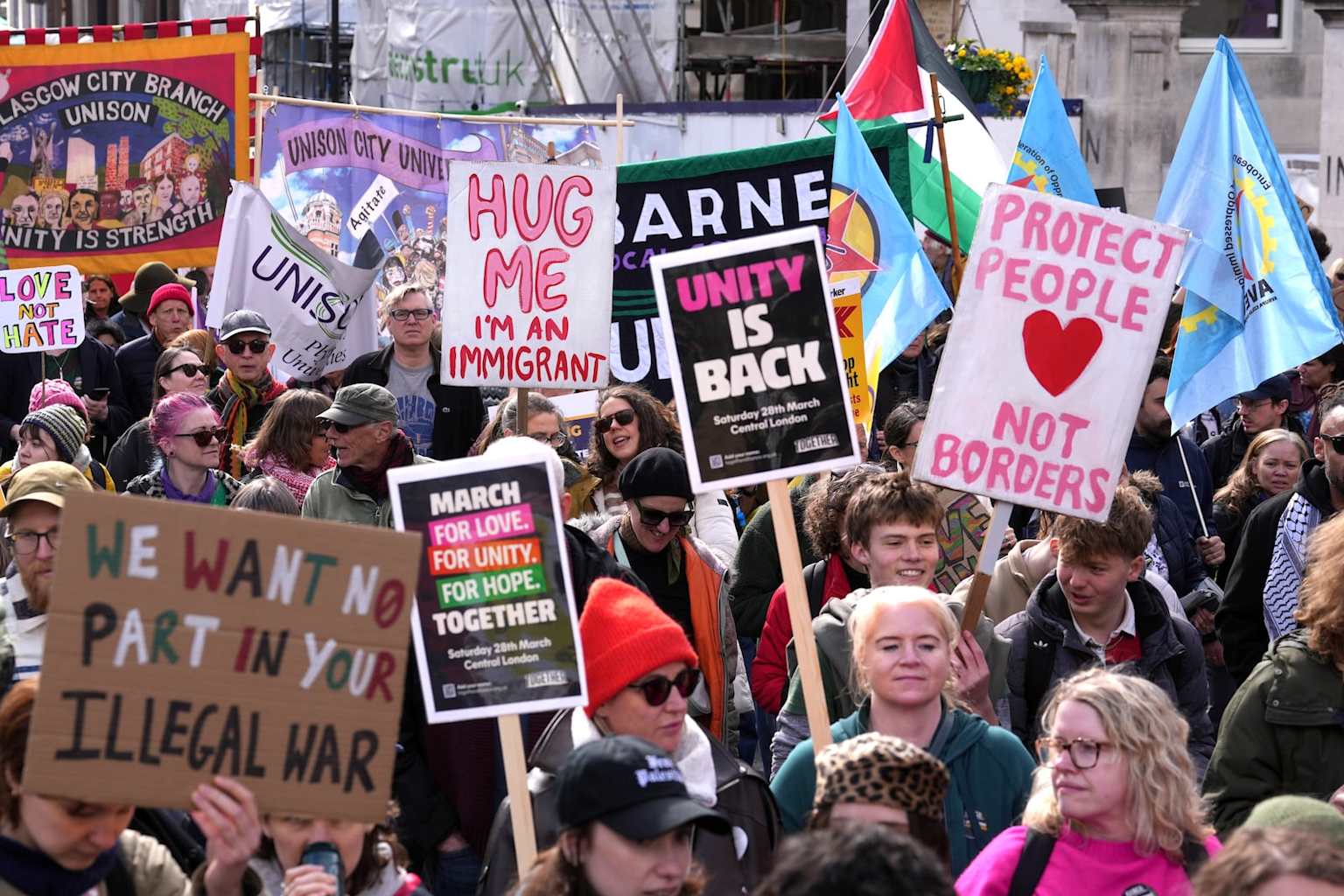 Marcha No Kings: 500 mil protestan en Londres