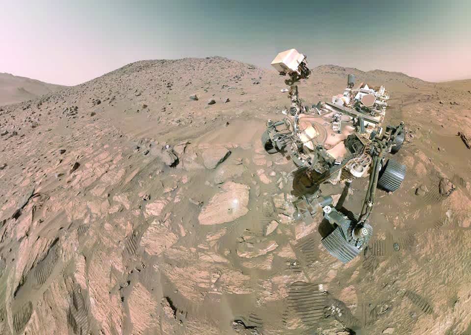 NASA halla delta de río a 35 metros bajo la superficie de Marte