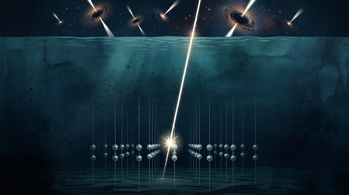 Neutrino récord de 220 PeV apunta a población de blázares