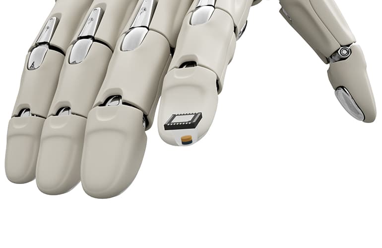Nuevo sensor permite a los robots ‘ver’ el tacto con color