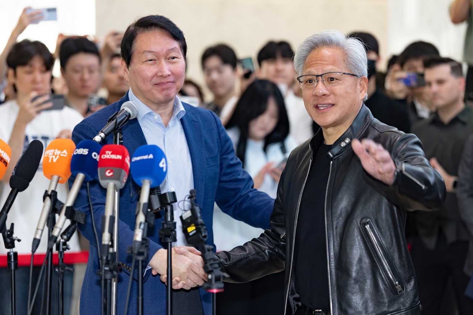Nvidia firma pactos de IA con gigantes de Corea del Sur