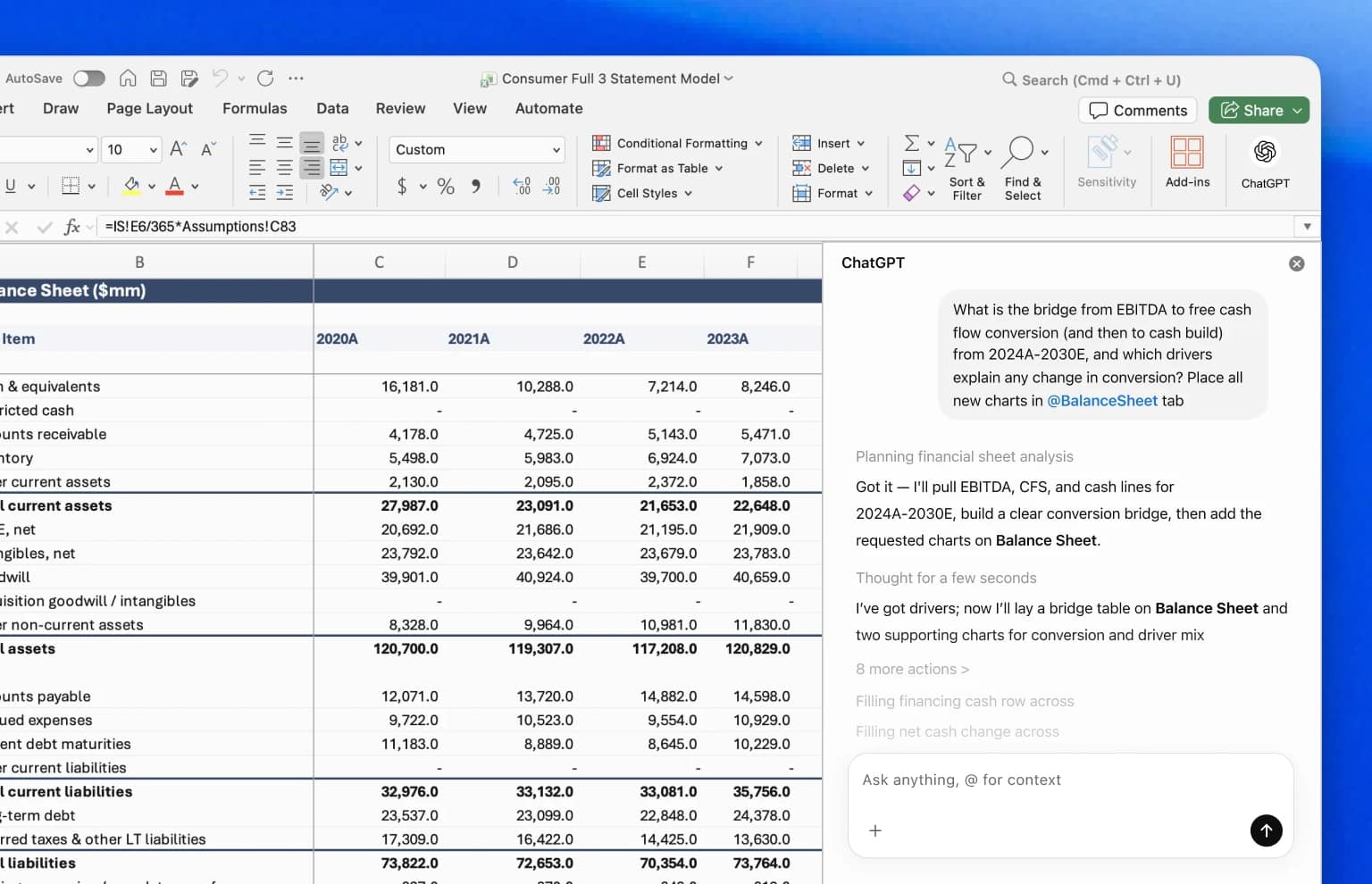 OpenAI lanza ChatGPT para Excel potenciado por el nuevo GPT-5.4 Thinking