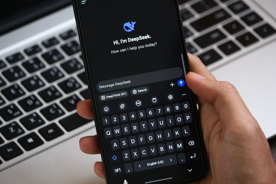 Teléfono Inteligente Que Muestra El Chatbot AI Deepseek