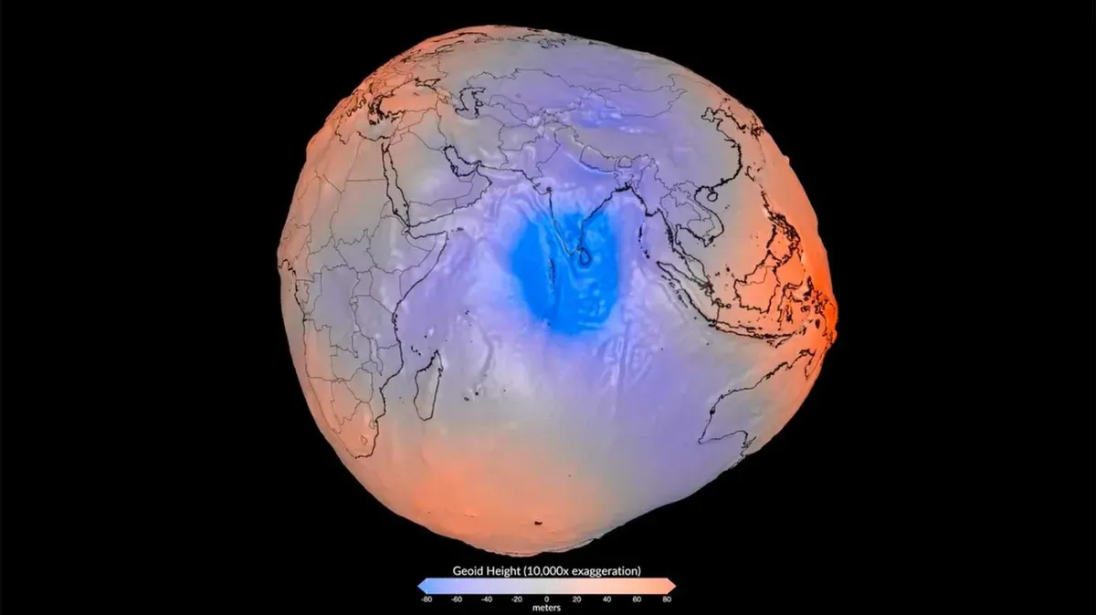 ¿Por qué la Tierra parece una papa en esta imagen de la NASA?