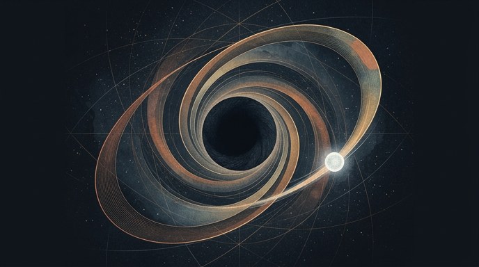 Órbita ovalada en fusión de agujero negro y estrella