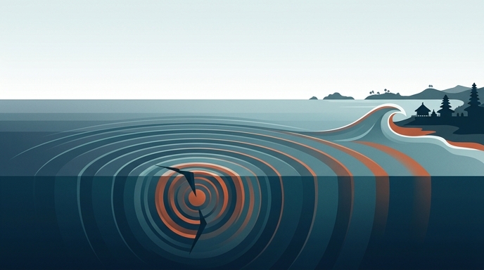 Sismo magnitud 7.4 en Indonesia deja un muerto y daños