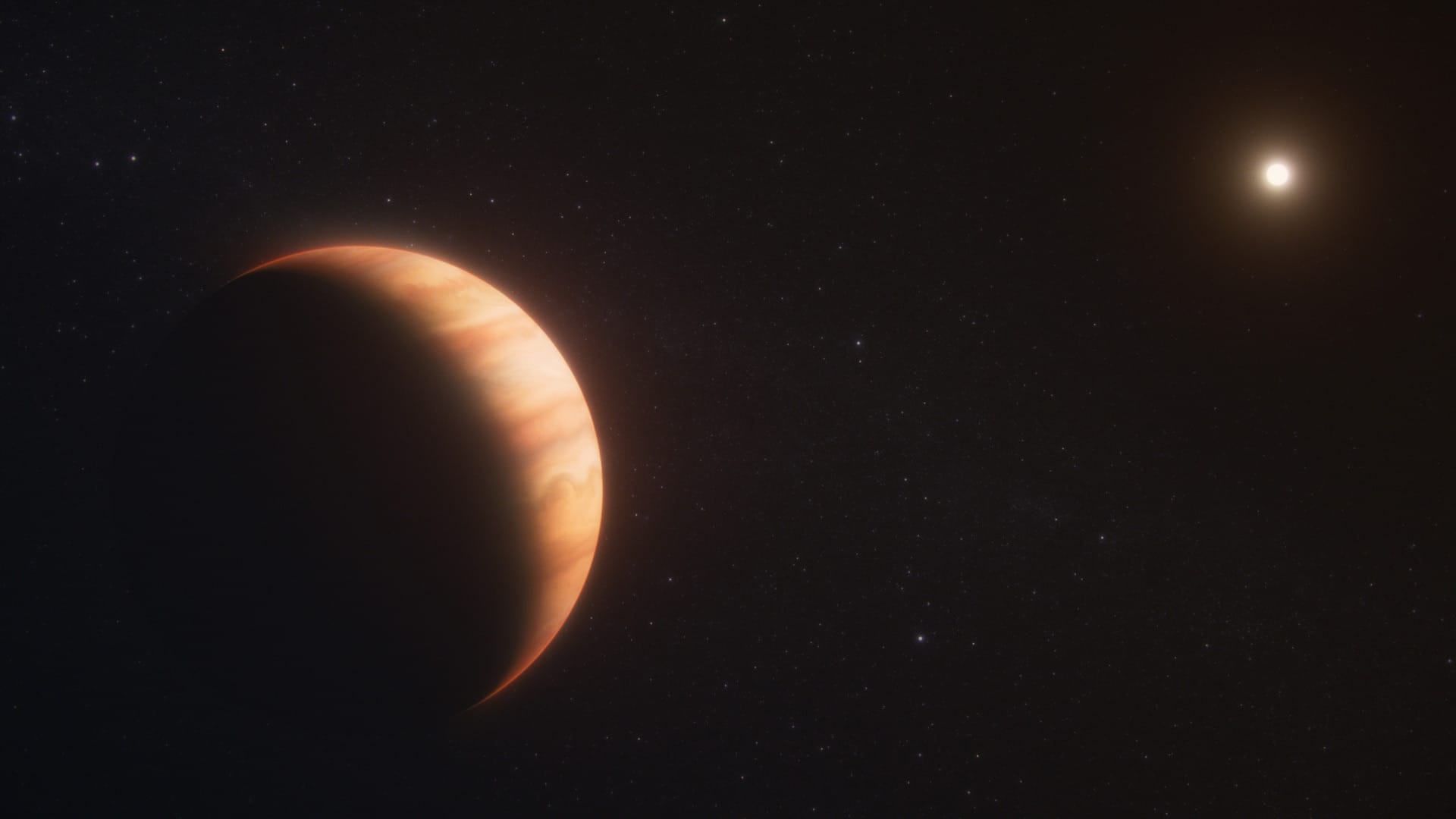 Un planeta gigante sobrevive a su estrella muerta y el James Webb capta su atmósfera