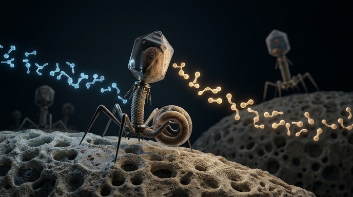 Virus espían señales de rivales y sufren manipulación