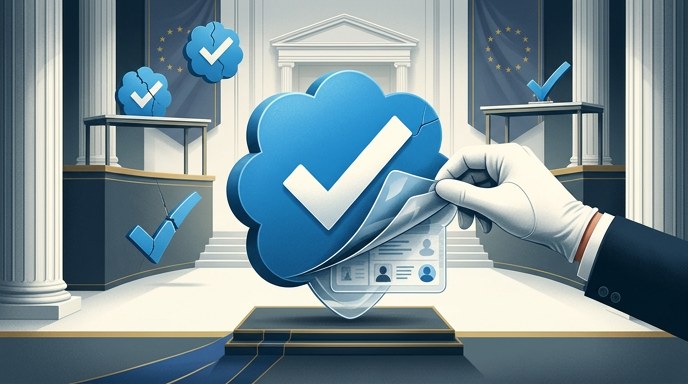 X propone cambiar su verificación tras multa de la UE